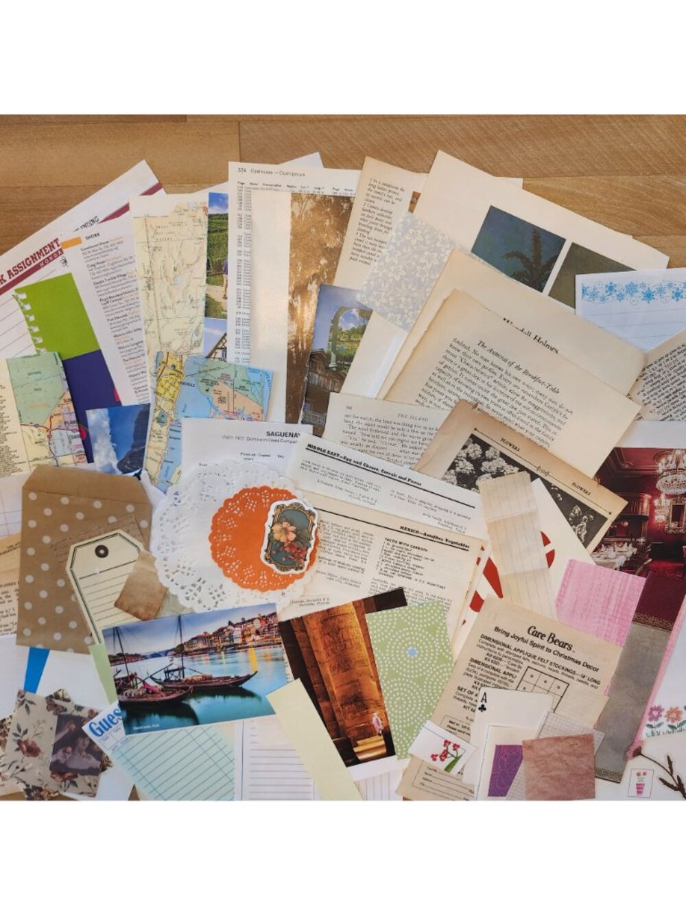 70 + Piece Ephemera Lot Junk Journal Scrapbooking Paper Supplies Mixed Bundle - Picture 5 of 7